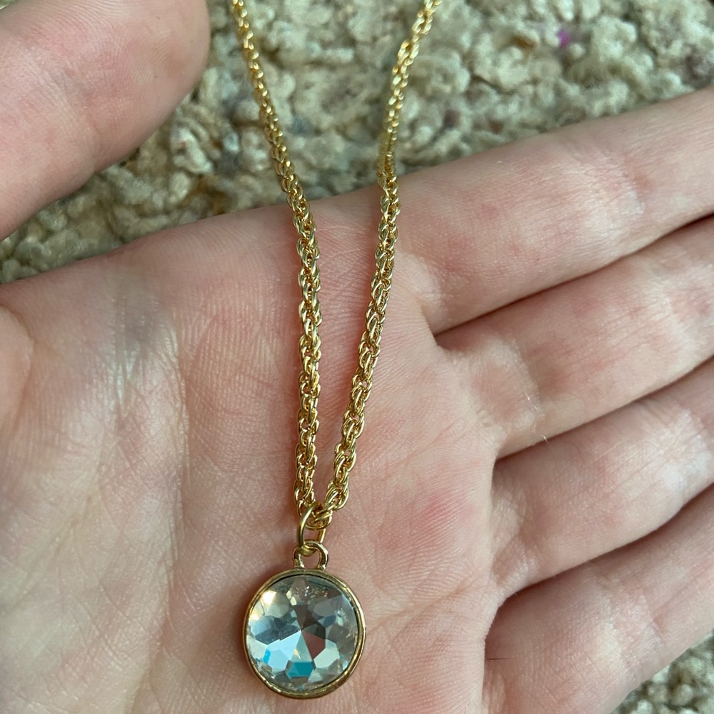 Rue21 Golden Chain “Diamond” Necklace